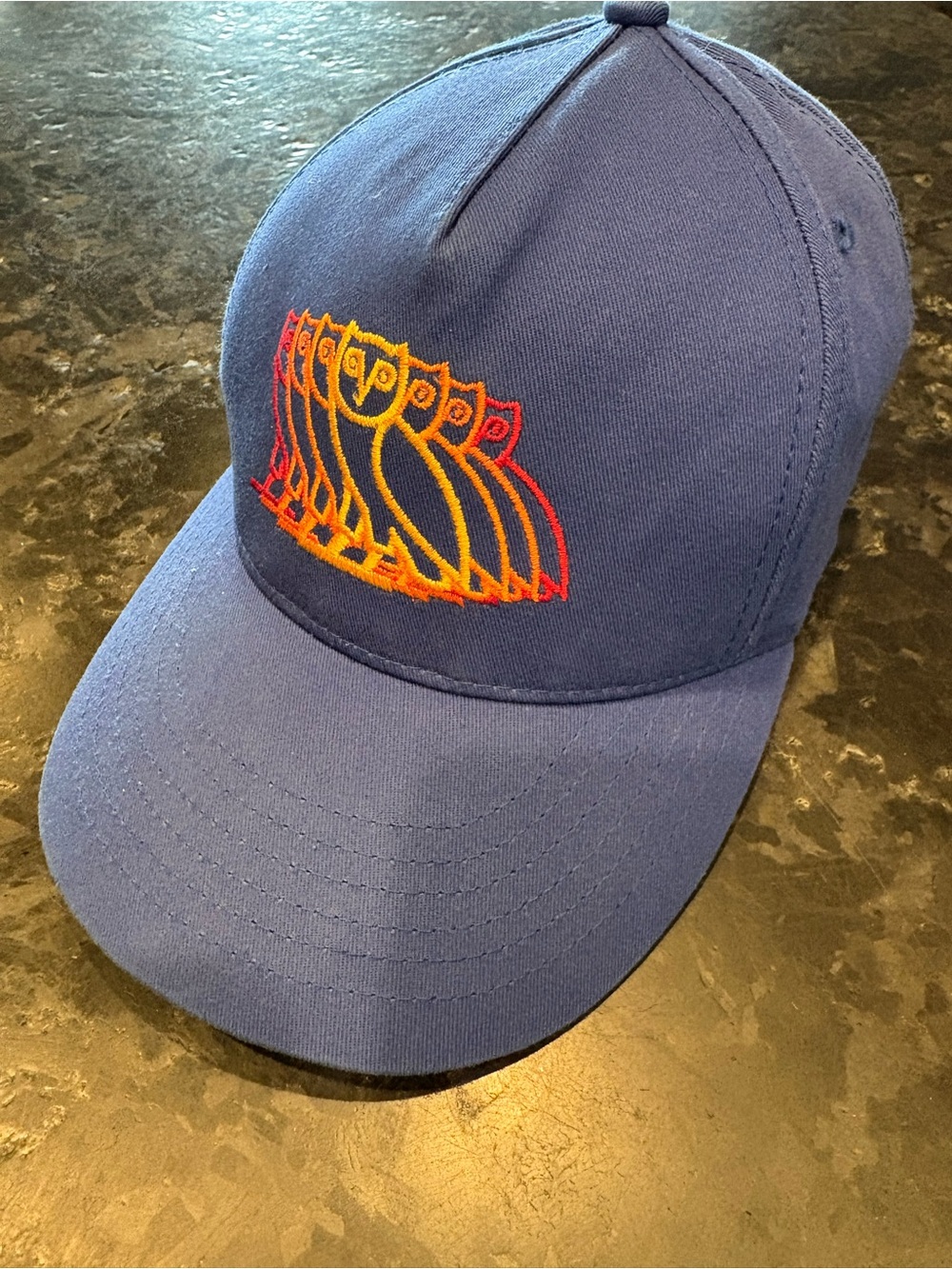 OVO Hat with Multicolor Owl Embroidery